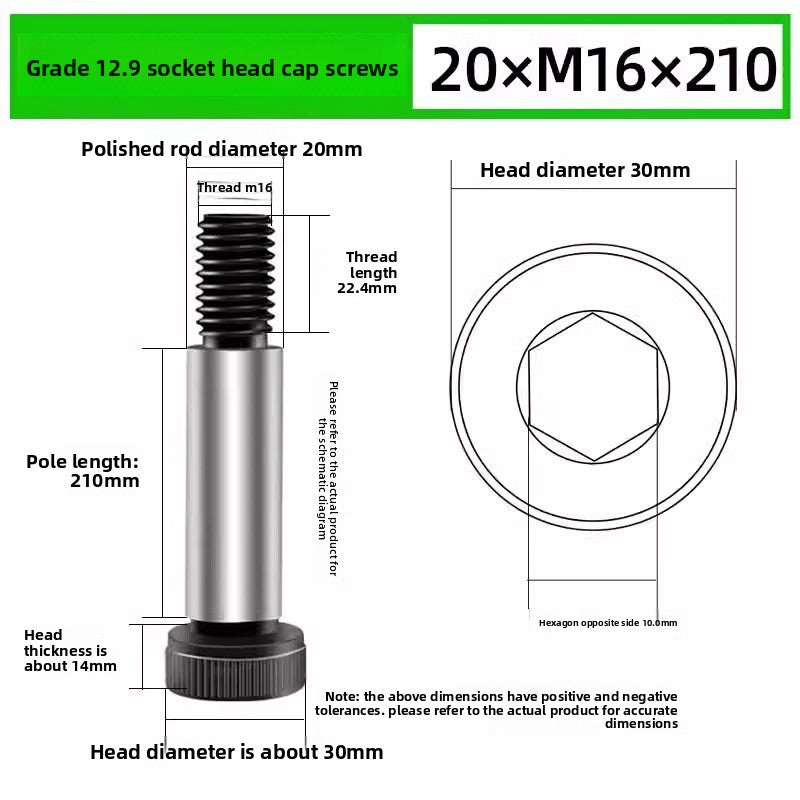 Injection Molding Consumables Injection Molding Spare Parts Screws High Screws Bolts Limit Screws Shoulder Screws High Screws Bolts Rods Wholesale Size Can Be Customized