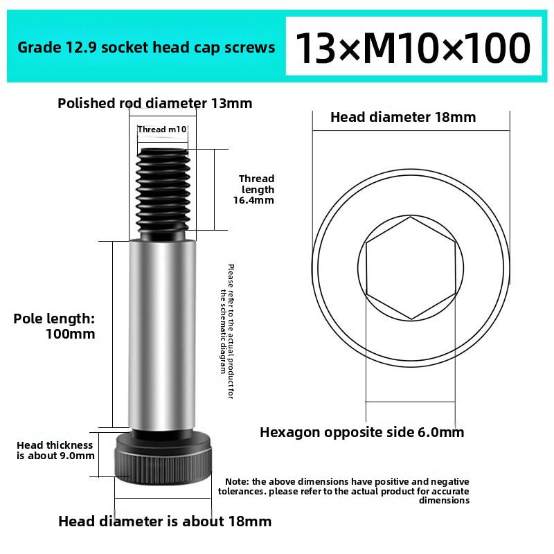 Injection Molding Consumables Injection Molding Spare Parts Screws High Screws Bolts Limit Screws Shoulder Screws High Screws Bolts Rods Wholesale Size Can Be Customized