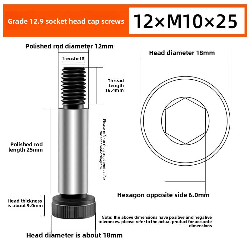 Injection Molding Consumables Injection Molding Spare Parts Screws High Screws Bolts Limit Screws Shoulder Screws High Screws Bolts Rods Wholesale Size Can Be Customized