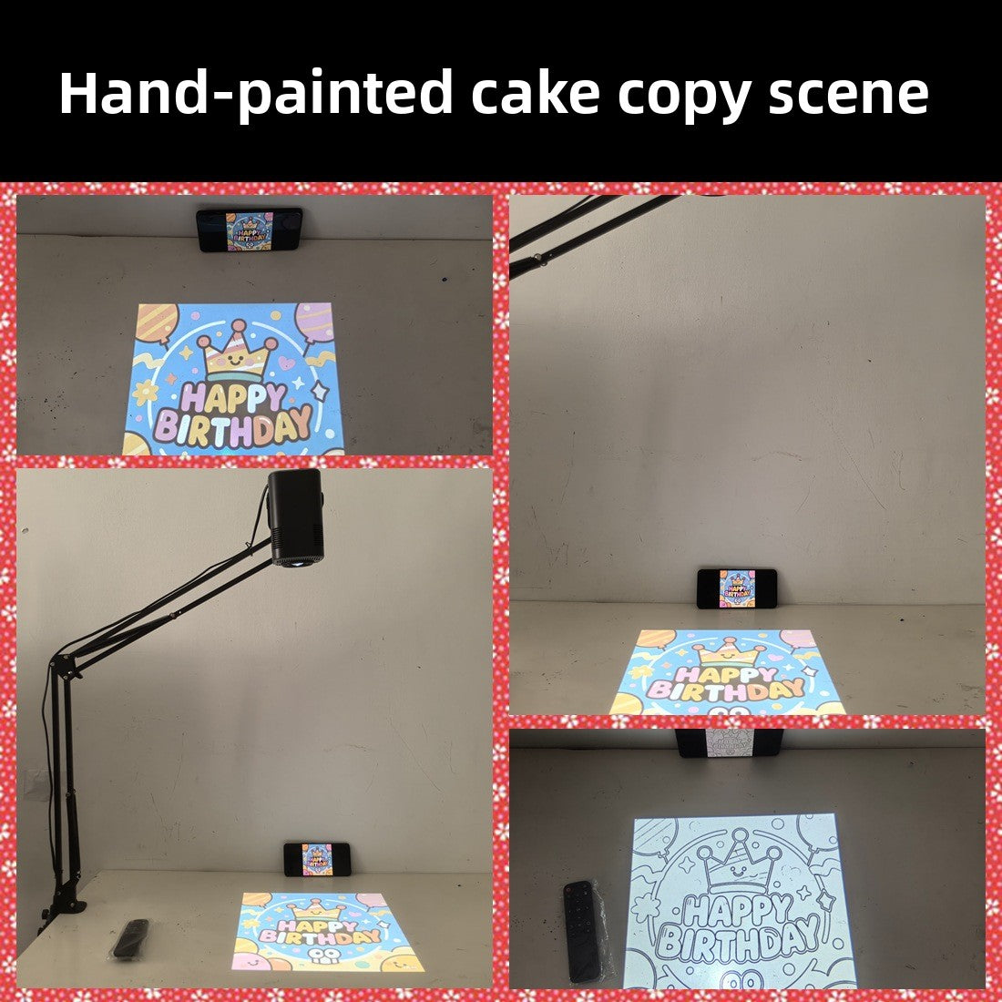 Drawing Copying Tool Hand-drawn Cake Tracing Intelligent Copying Table Calligraphy Practice Projector Drawing Line Drafting