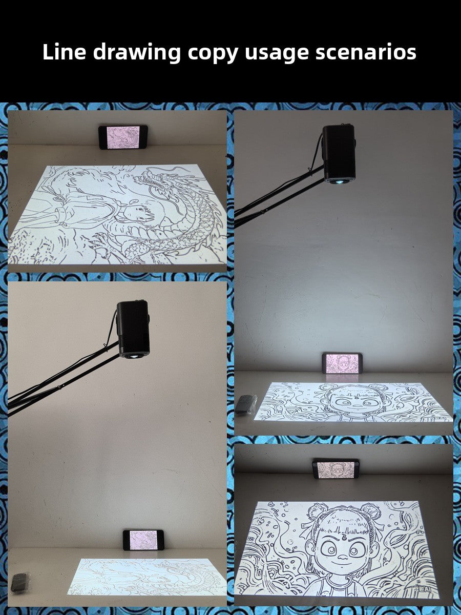 Drawing Copying Tool Hand-drawn Cake Tracing Intelligent Copying Table Calligraphy Practice Projector Drawing Line Drafting