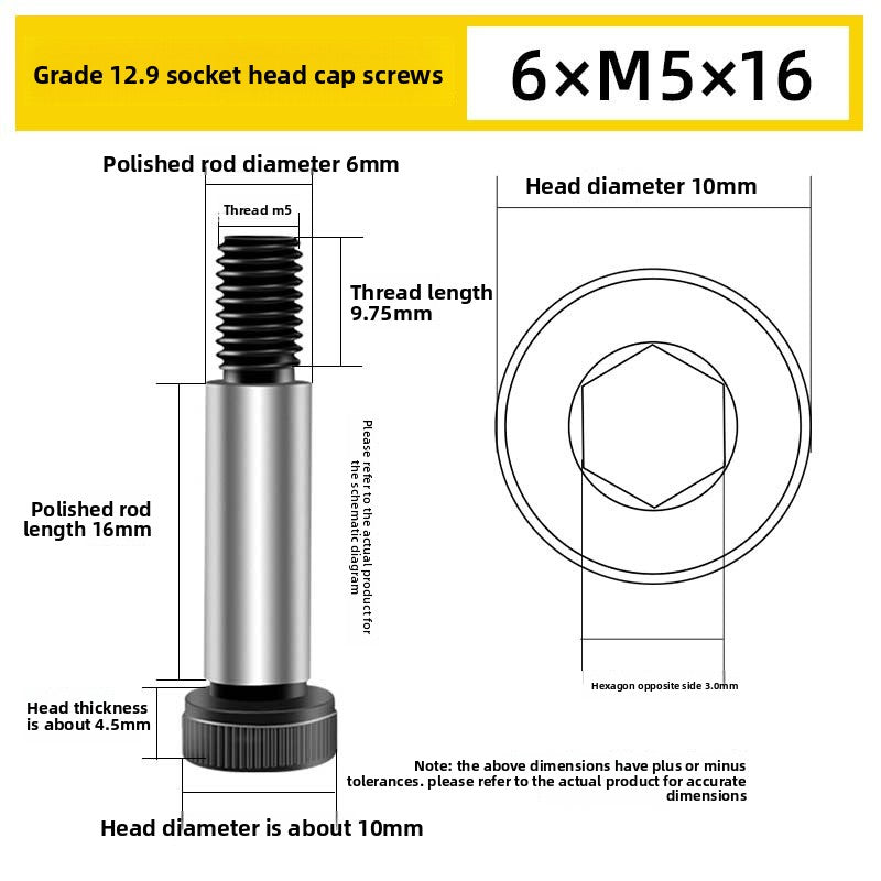 Injection Molding Consumables Injection Molding Spare Parts Screws High Screws Bolts Limit Screws Shoulder Screws High Screws Bolts Rods Wholesale Size Can Be Customized