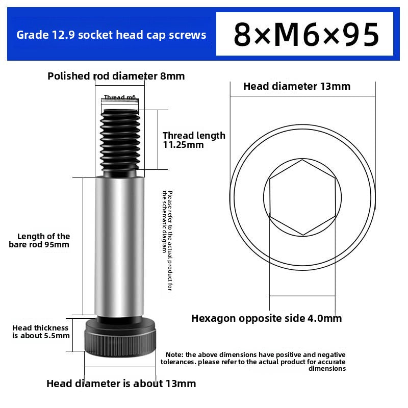 Injection Molding Consumables Injection Molding Spare Parts Screws High Screws Bolts Limit Screws Shoulder Screws High Screws Bolts Rods Wholesale Size Can Be Customized