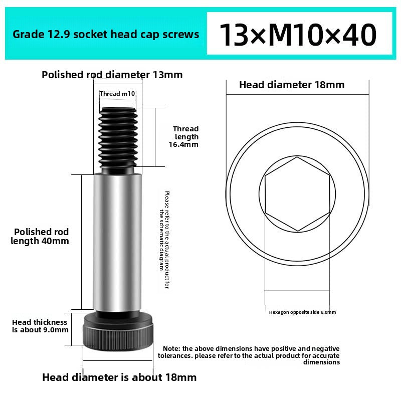 Injection Molding Consumables Injection Molding Spare Parts Screws High Screws Bolts Limit Screws Shoulder Screws High Screws Bolts Rods Wholesale Size Can Be Customized