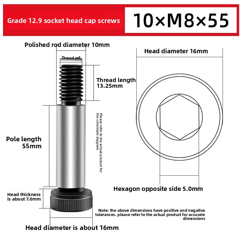 Injection Molding Consumables Injection Molding Spare Parts Screws High Screws Bolts Limit Screws Shoulder Screws High Screws Bolts Rods Wholesale Size Can Be Customized