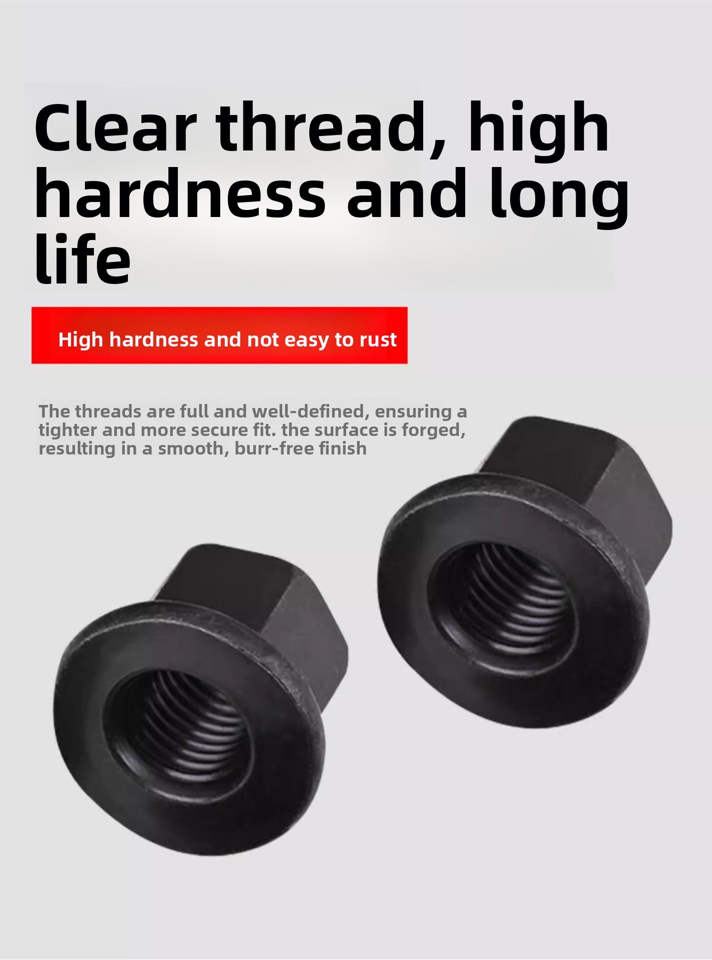 Injection molding consumables Injection molding spare parts Flange nut with pad Heightened hexagon with spacer Mold pressure plate nut M8M10M12M14M16M20M22M24 Size can be customized