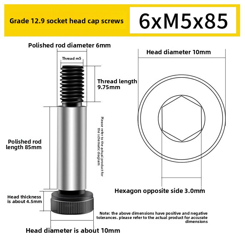 Injection Molding Consumables Injection Molding Spare Parts Screws High Screws Bolts Limit Screws Shoulder Screws High Screws Bolts Rods Wholesale Size Can Be Customized