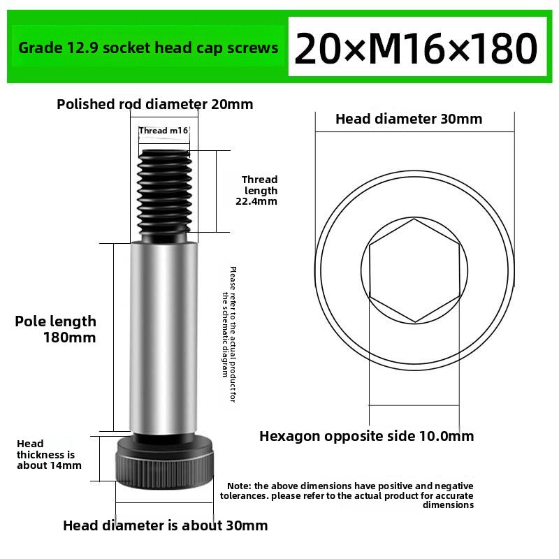 Injection Molding Consumables Injection Molding Spare Parts Screws High Screws Bolts Limit Screws Shoulder Screws High Screws Bolts Rods Wholesale Size Can Be Customized