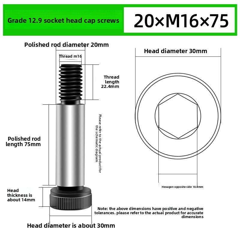 Injection Molding Consumables Injection Molding Spare Parts Screws High Screws Bolts Limit Screws Shoulder Screws High Screws Bolts Rods Wholesale Size Can Be Customized
