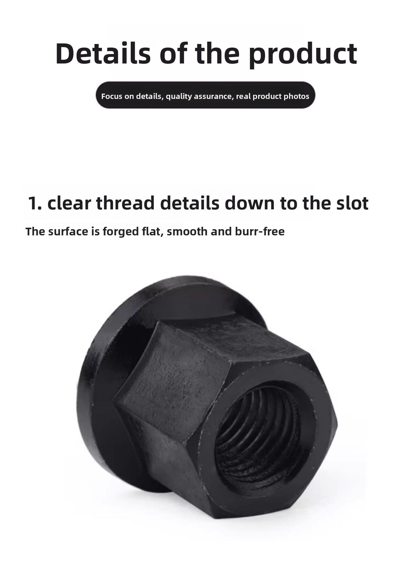 Injection molding consumables Injection molding spare parts Flange nut with pad Heightened hexagon with spacer Mold pressure plate nut M8M10M12M14M16M20M22M24 Size can be customized