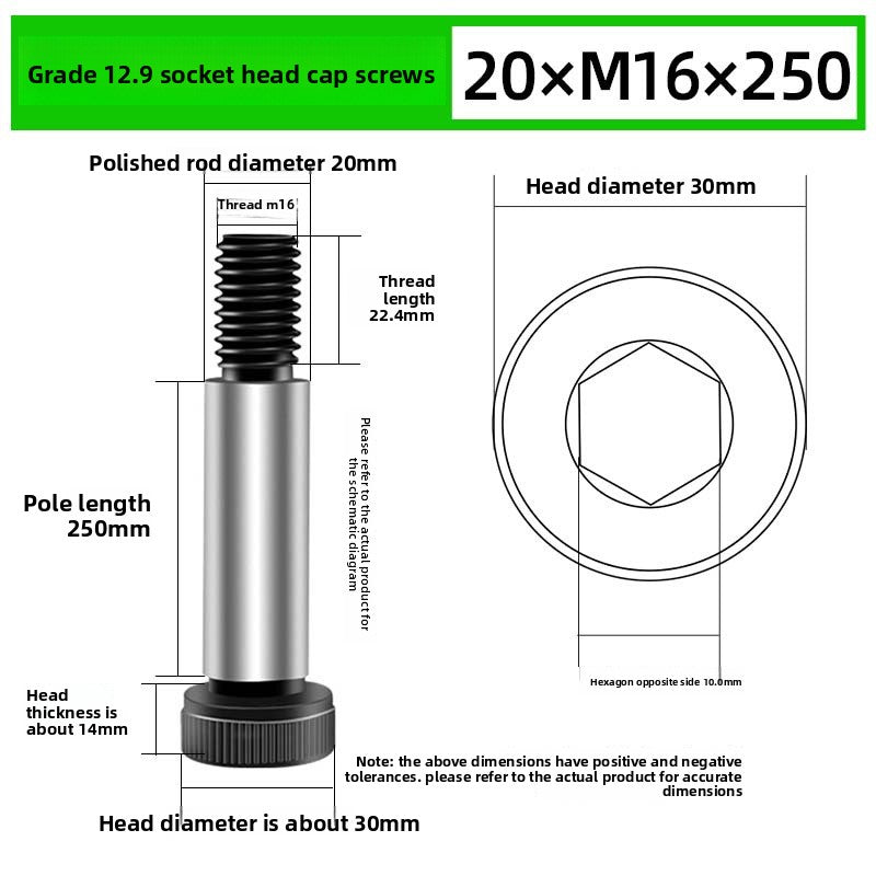 Injection Molding Consumables Injection Molding Spare Parts Screws High Screws Bolts Limit Screws Shoulder Screws High Screws Bolts Rods Wholesale Size Can Be Customized