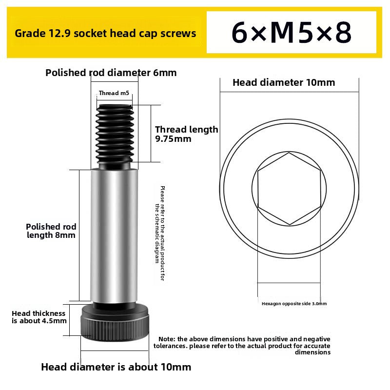 Injection Molding Consumables Injection Molding Spare Parts Screws High Screws Bolts Limit Screws Shoulder Screws High Screws Bolts Rods Wholesale Size Can Be Customized