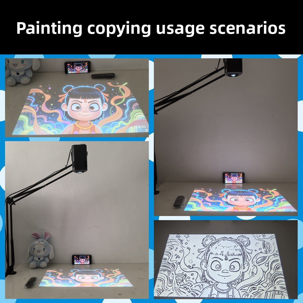 Drawing Copying Tool Hand-drawn Cake Tracing Intelligent Copying Table Calligraphy Practice Projector Drawing Line Drafting