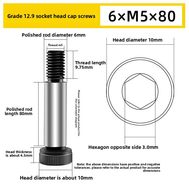 Injection Molding Consumables Injection Molding Spare Parts Screws High Screws Bolts Limit Screws Shoulder Screws High Screws Bolts Rods Wholesale Size Can Be Customized