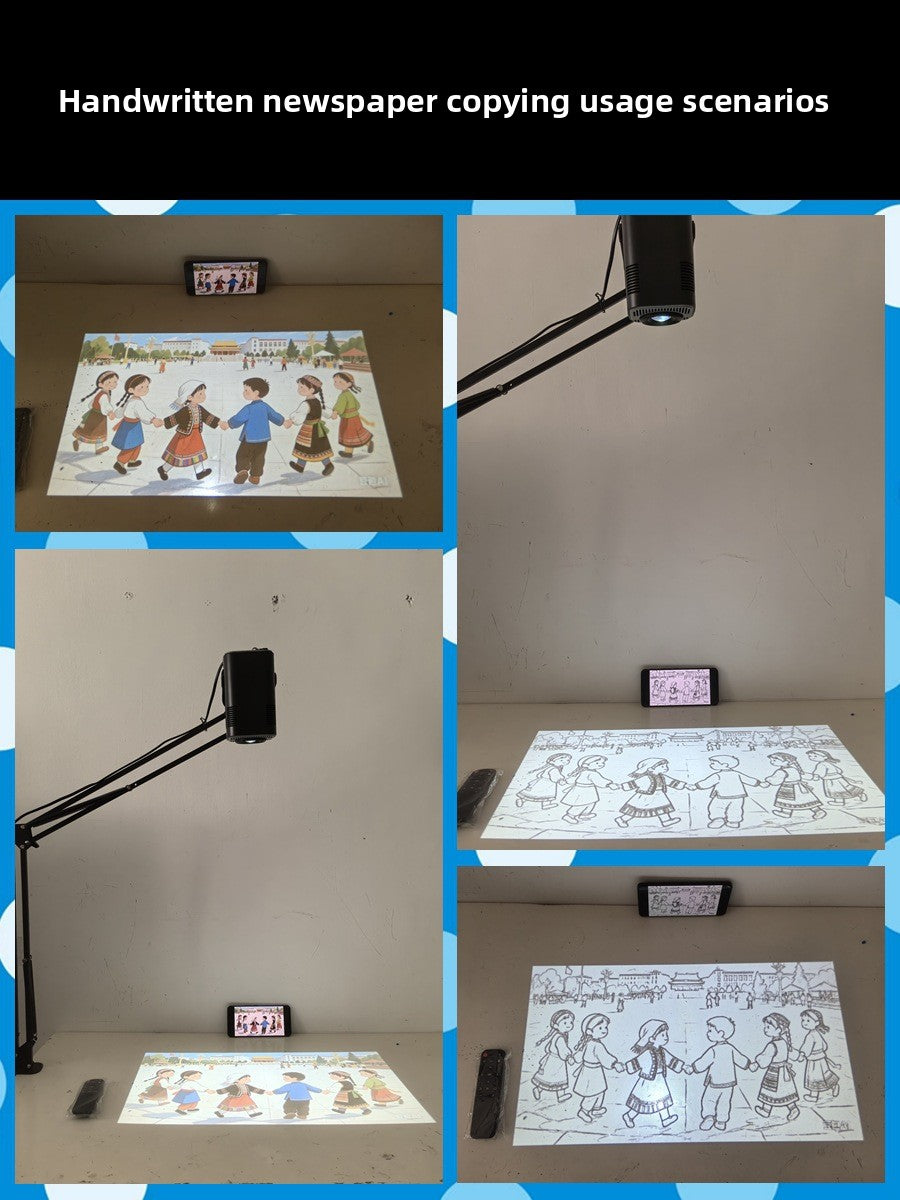 Drawing Copying Tool Hand-drawn Cake Tracing Intelligent Copying Table Calligraphy Practice Projector Drawing Line Drafting